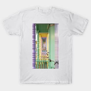 Beach Hut Abstract T-Shirt